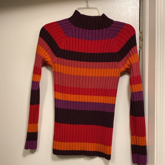 New York & Company Sweaters - NY&CO multicolor stripes cotton sweater